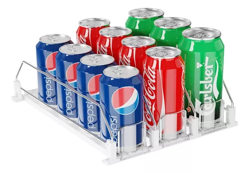 Organizador Dispensador de Latas para Refrigerador